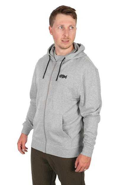 Spomb Grey Zipped Hoody