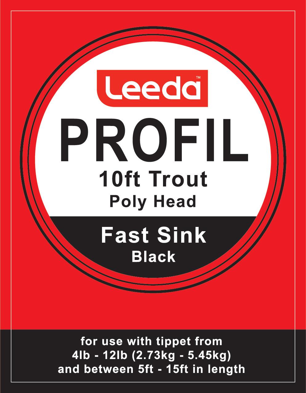 Leeda Polyhead Trout 10ft Fast Sinking 5IPS