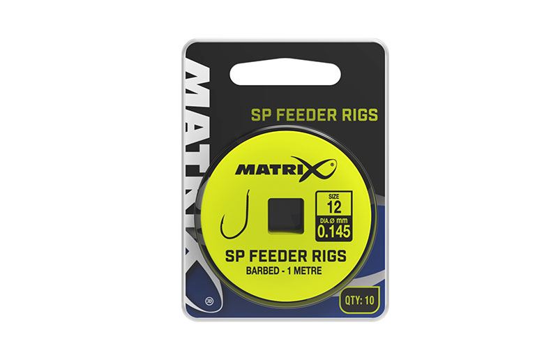 Fox Matrix 1M SP Feeder Rig sz 10 0.145mm