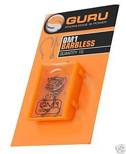 Guru QM1 Barbless hooks