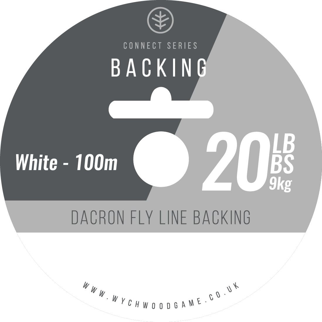 Wychwood Connect Series Backing Line 20LB White 1000m