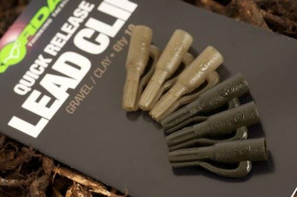 Korda Quick Release Lead Clip - Gravel Clay