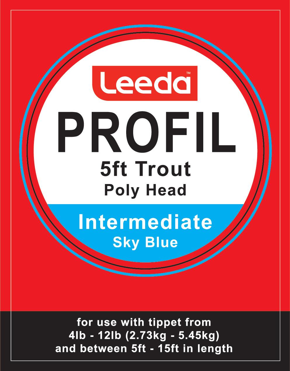 Leeda Polyhead Trout 5ft Intermediate 1.5IPS