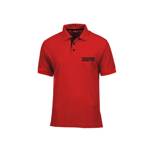 Tronixpro Classic Polo Rot/Schwarz