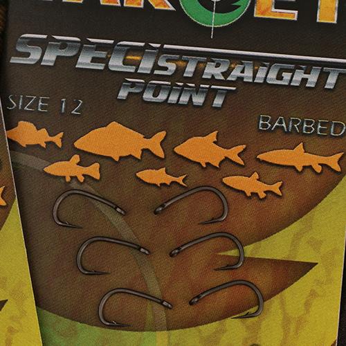 Gardner Target Speci-Straight Point Hooks Size 16 Barbed