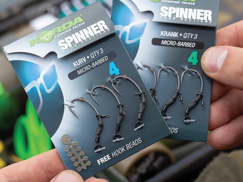 Korda Spinner Hook Sections Krank 6 Barbed