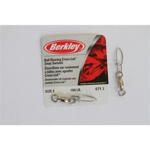 Berkley BB Cross-Lok Snap Swivel