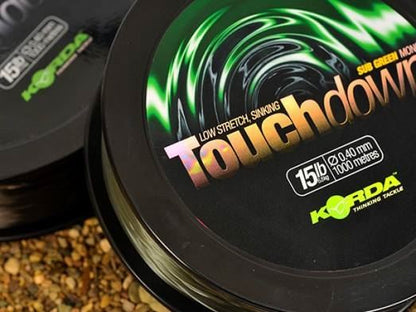 Korda Touchdown Mono Line - 15lb Green