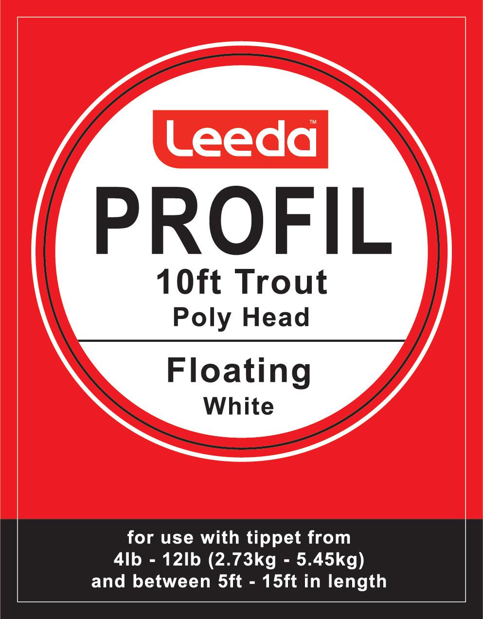 Leeda Polyhead Trout 10ft Floating 0IPS