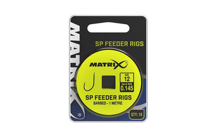 Fox Matrix 1M SP Feeder Rig sz 12 0.145mm