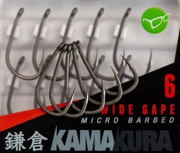 Korda Kamakura Wide Gape Barbless Size 8