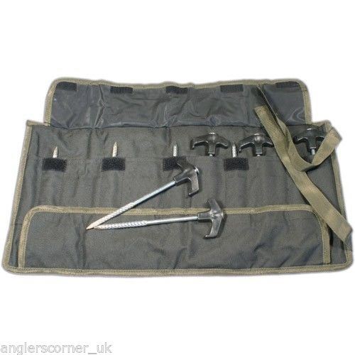 Gardner Bivvy Pegs (10) with pouch