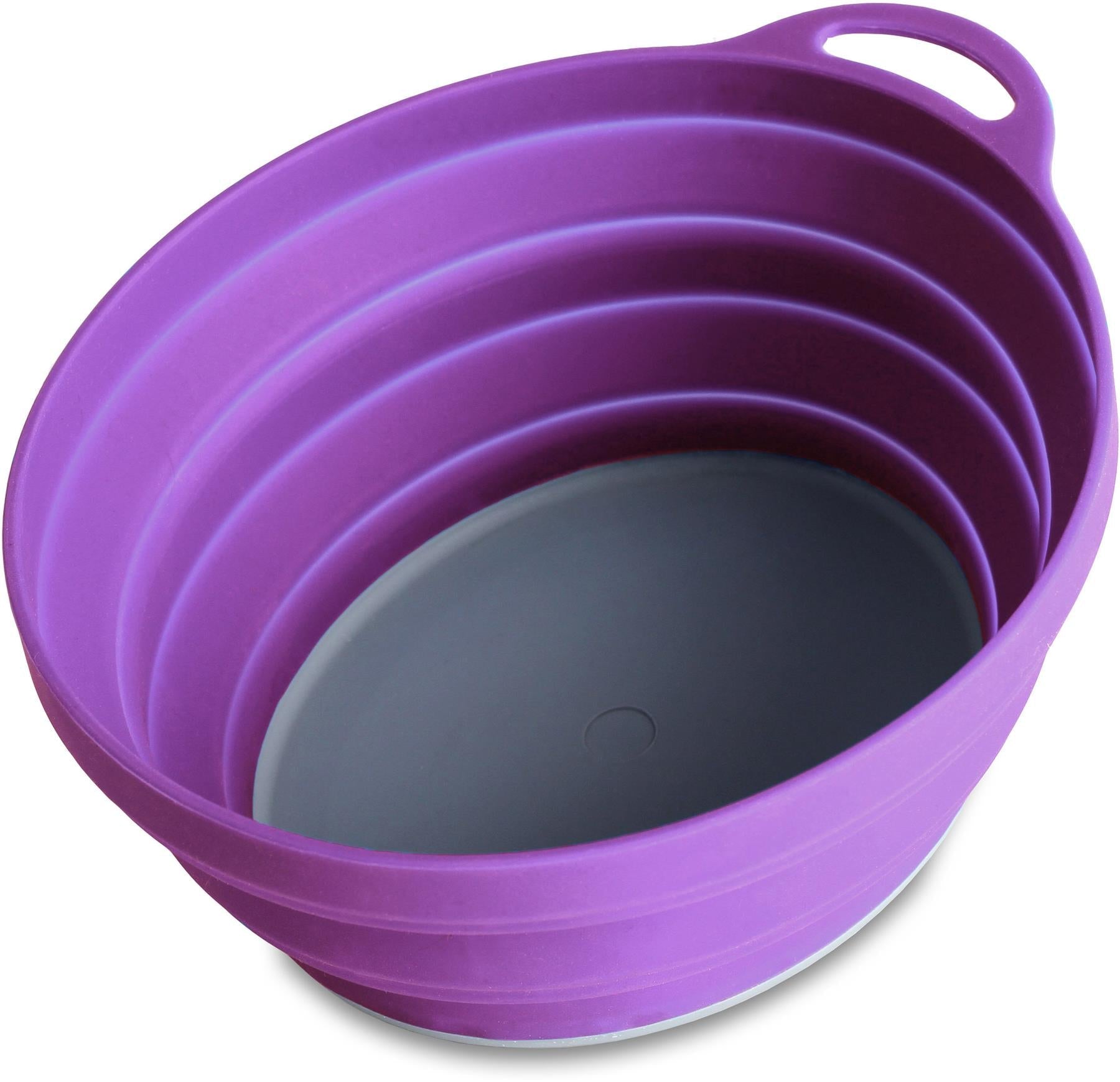 Lifeventure Silicone Ellipse Bowl - Purple