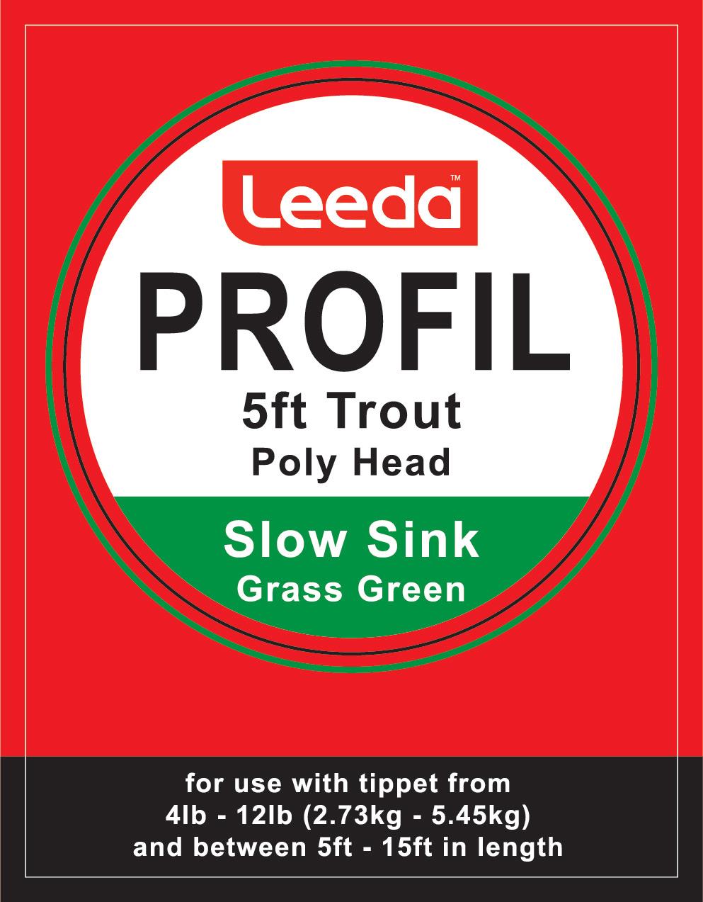 Leeda Polyhead Trout 5ft Slow Sink 2.5IPS