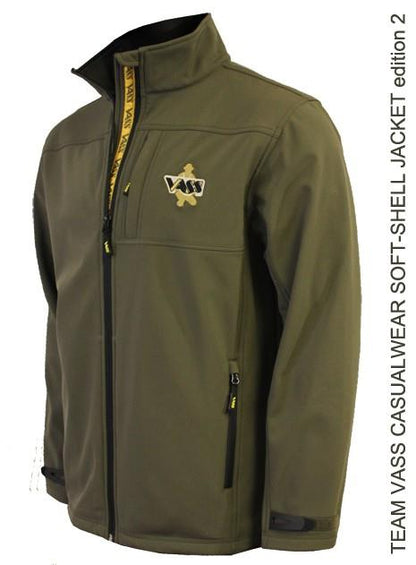 Team Vass Casual Softshell Jacket Edition 2 Khaki