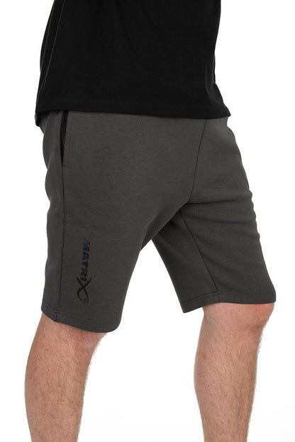 Matrix Jogger Shorts Grau/Limette (Black Edition)