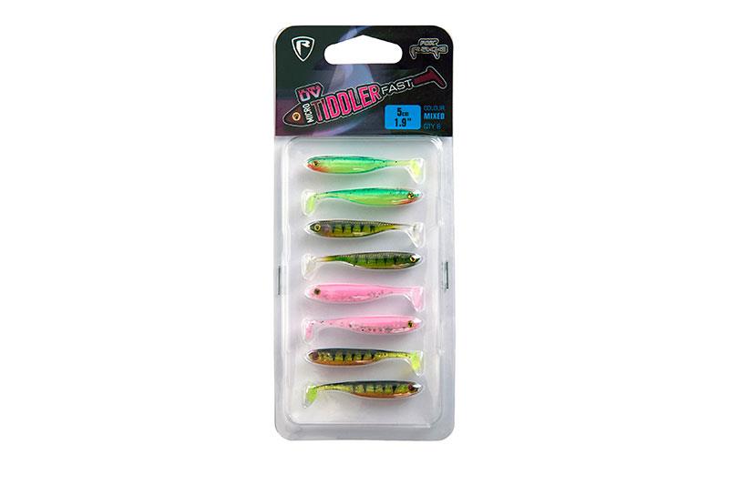 Fox Rage Micro Tiddler Fast UV Mixed Colour 5cm