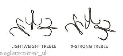 Fox Rage Predator X-Strong Trebles 8 Barbed