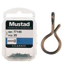 Mustad 77145 Size 2 Fly Snap Hooks