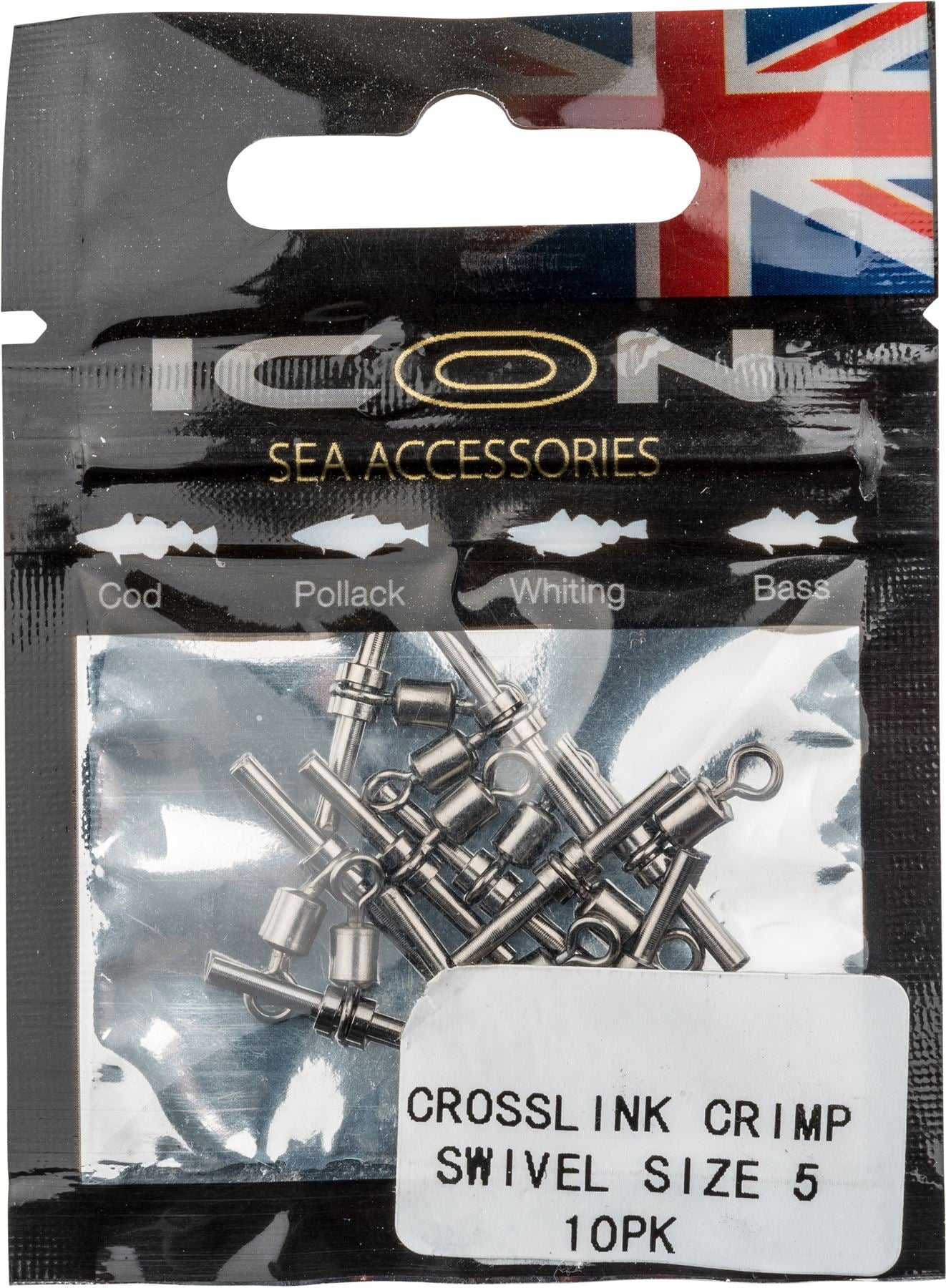 Leeda ICON Crosslink Crimp Swivel Size 5