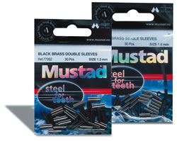 Mustad Black Brass Single Sleeves