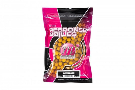 Mainline Response Boilie Sweetcorn 15mm Standard Pack 450g