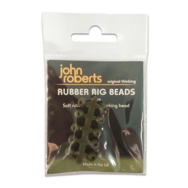John Roberts Rubber Rig Beads 4mm