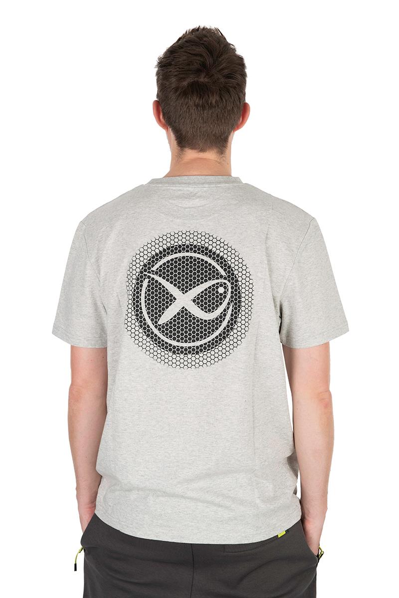 T-Shirt Matrix Grand Logo Gris Chiné