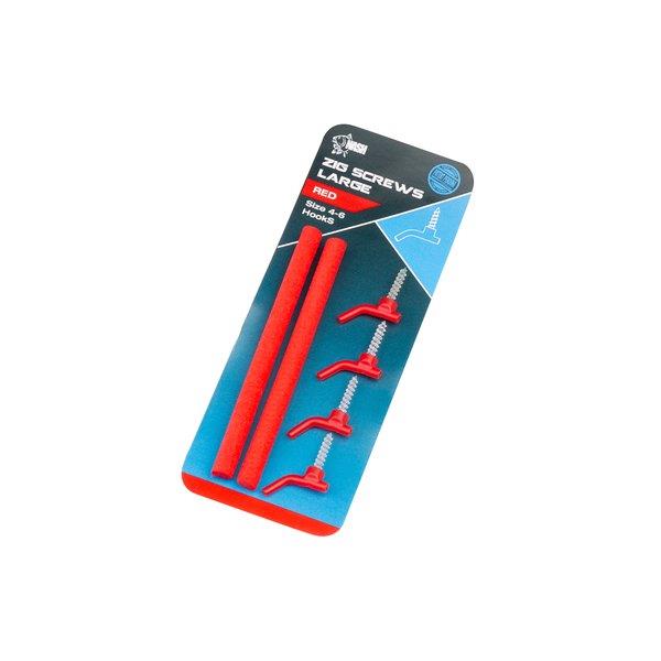 Nash Zig Screws Large Red