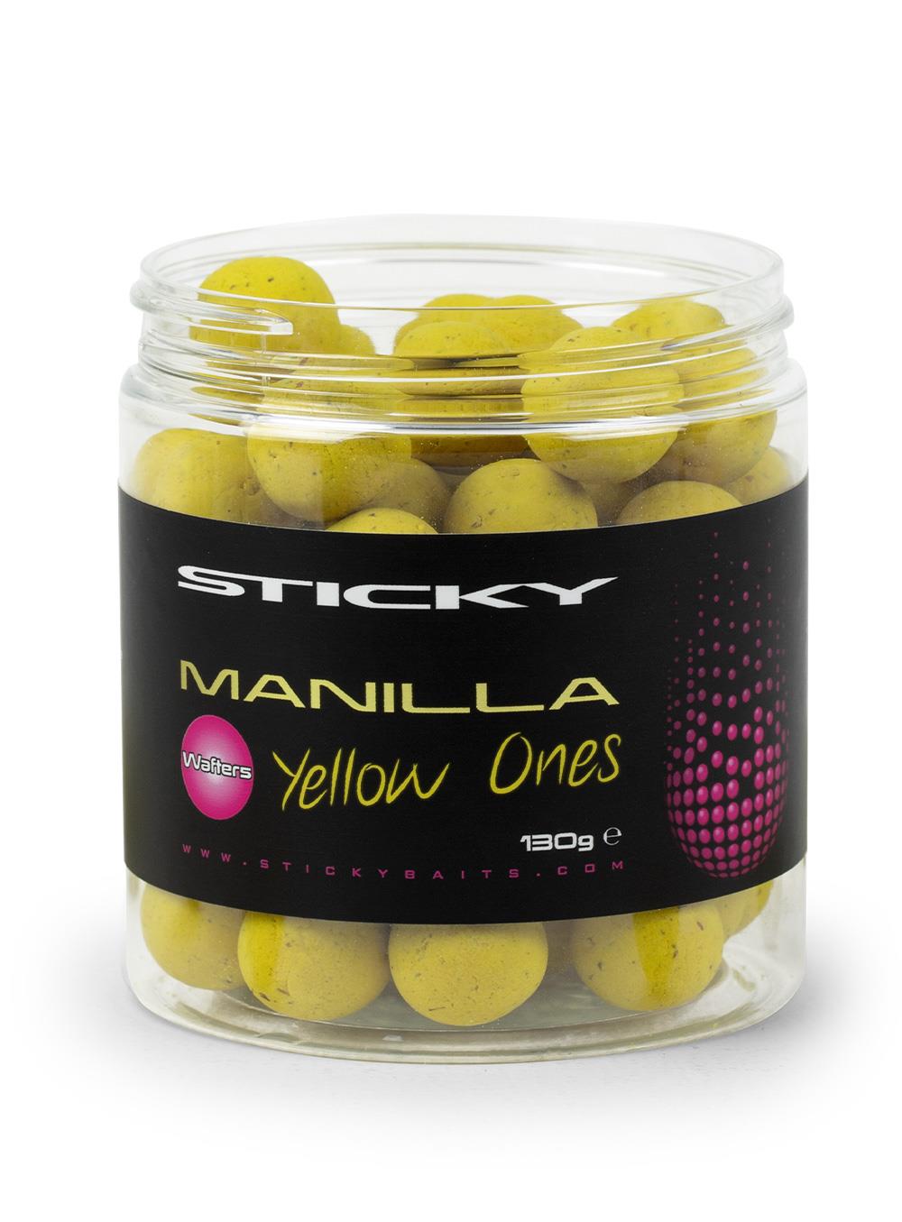 Sticky Baits Manilla Yellow Ones Wafters 16mm