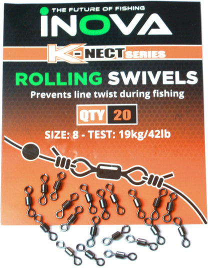 Inova Rolling Swivels Size 8