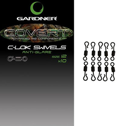 Gardner Covert C-Lok Swivels Size 12