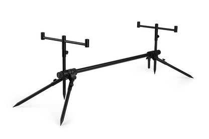 Fox Black Label Slim 3 Rod Pod complet et sac 