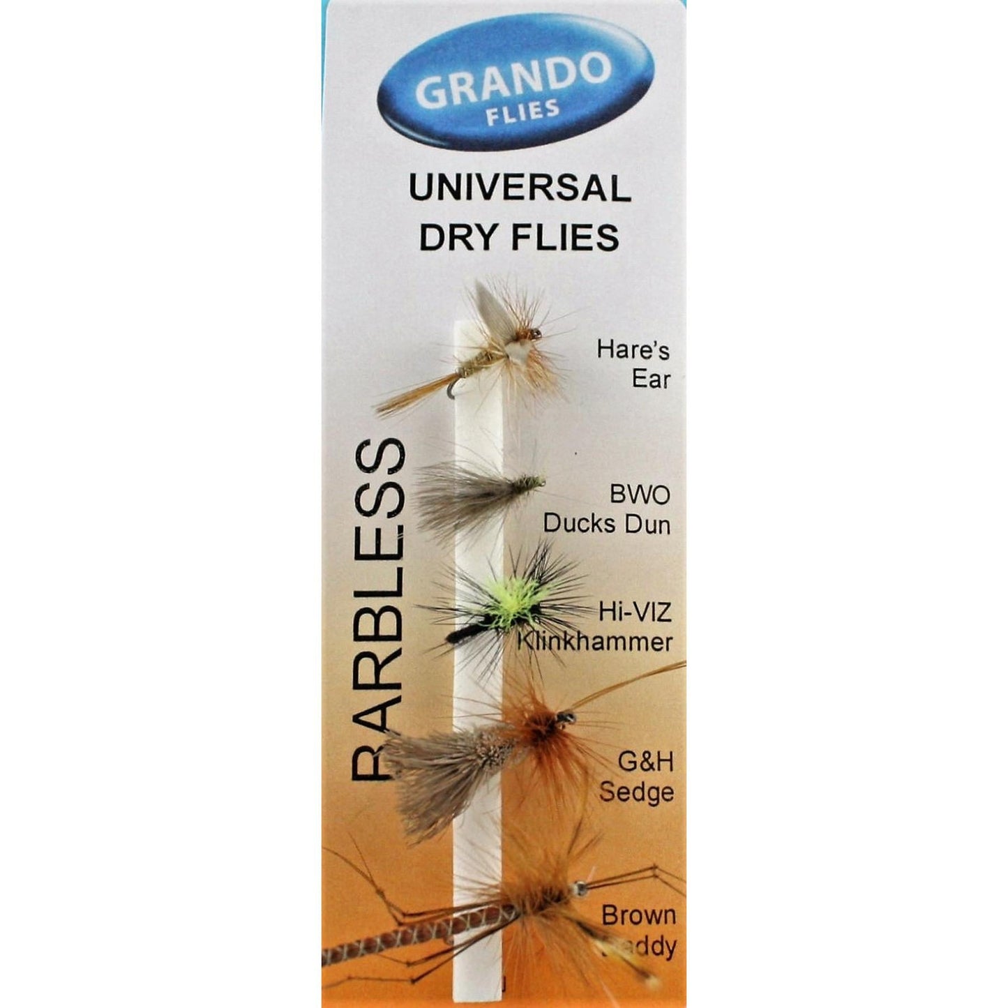 Dragon Grando UNIVERSAL DRY FLIES - BARBLESS