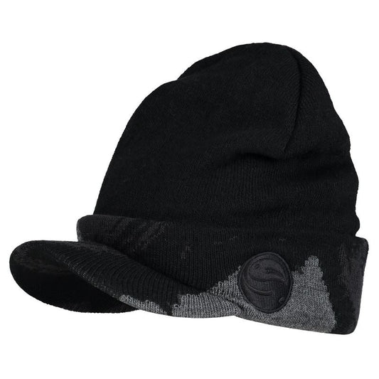 Guru Camo Black Peak Beanie