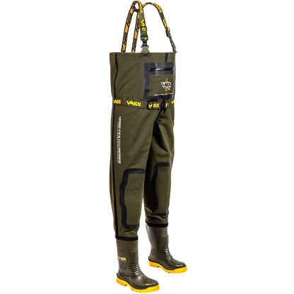 Waders respirants Vass-Tex kaki avec clous 3300-71E