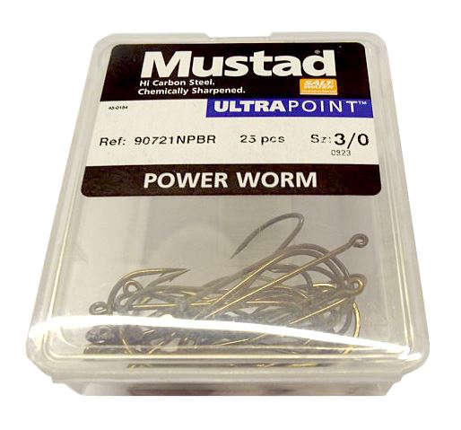 Mustad Long Shank Worm Boxes 3/0