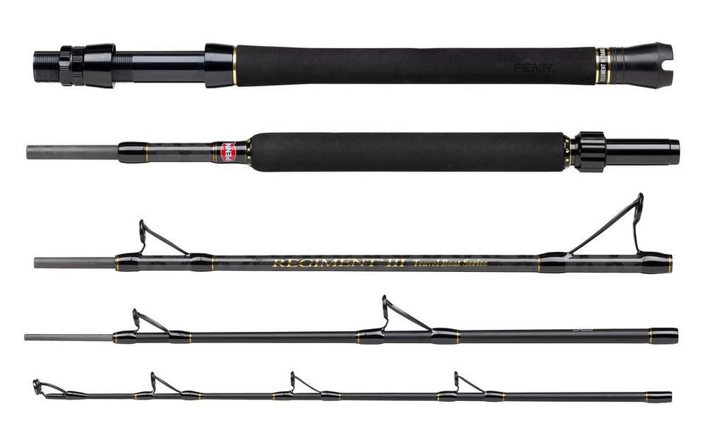 Penn Regiment III Boat 5pcs Travel Rod 705 12-20lb