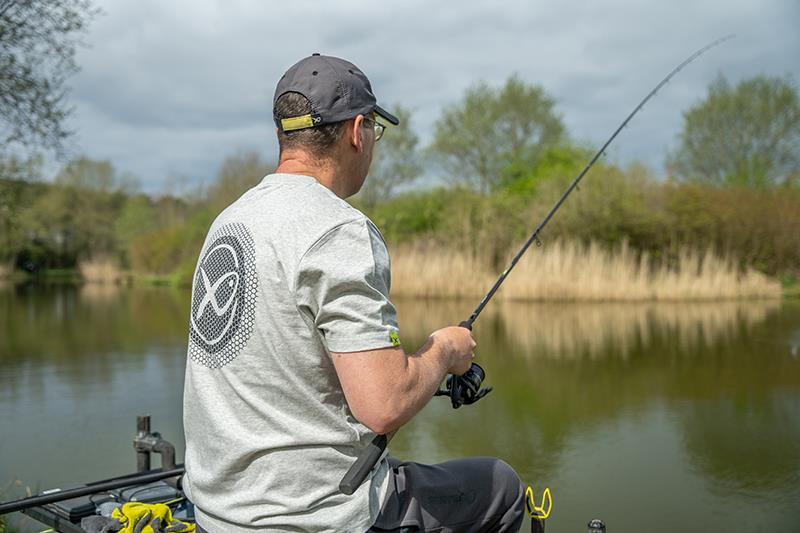 T-Shirt Matrix Grand Logo Gris Chiné