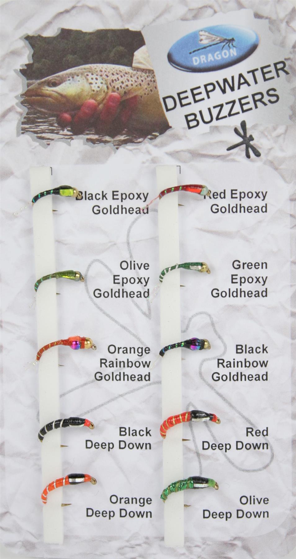 Dragon Tackle Trout Flies Deep Buzzers 