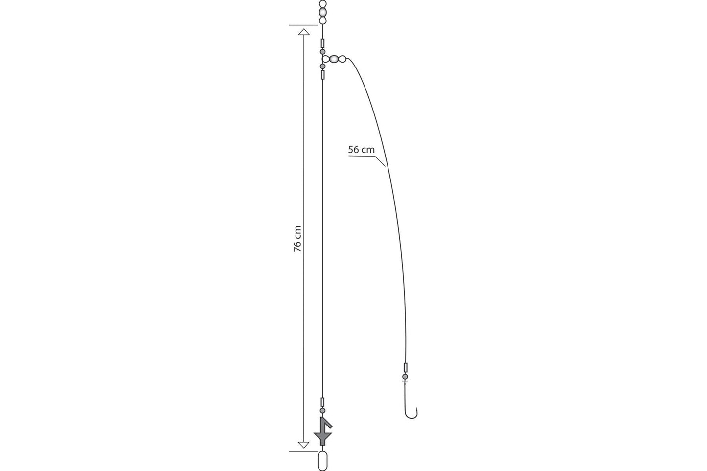 Mustad Long Range One Hook Rig