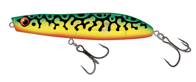 Salmo Rattlin Stick Floating 11cm Clear Green Tiger