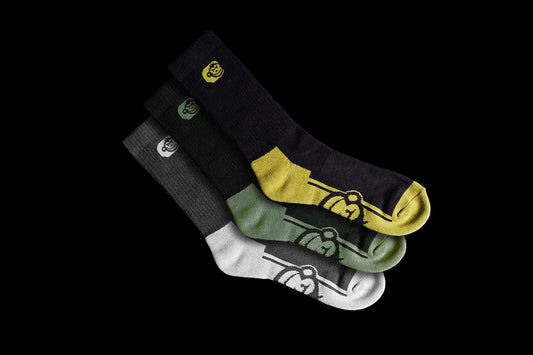 RidgeMonkey APEarel Crew Socks 3 Pack