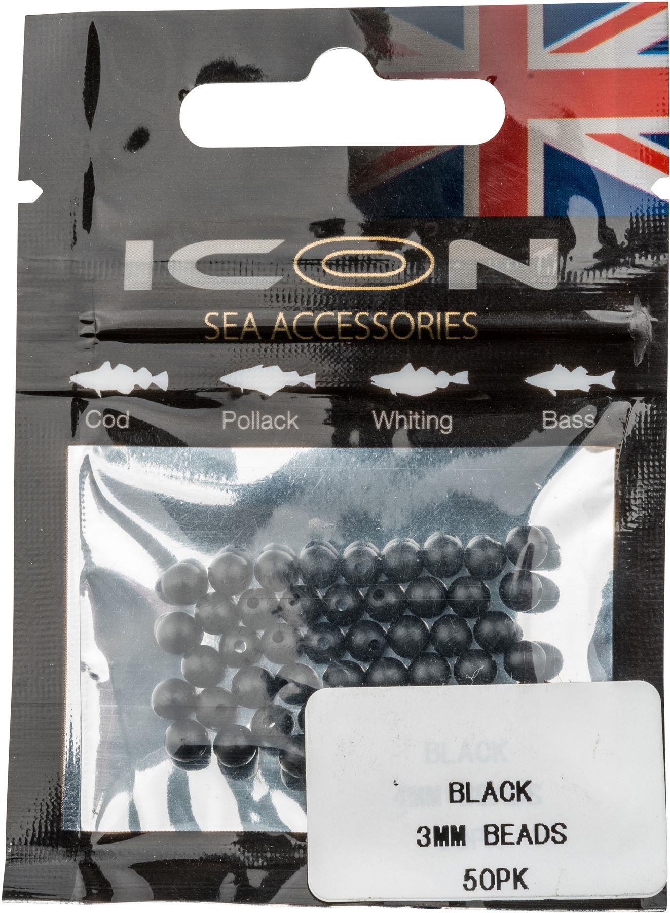 Leeda ICON Black Beads