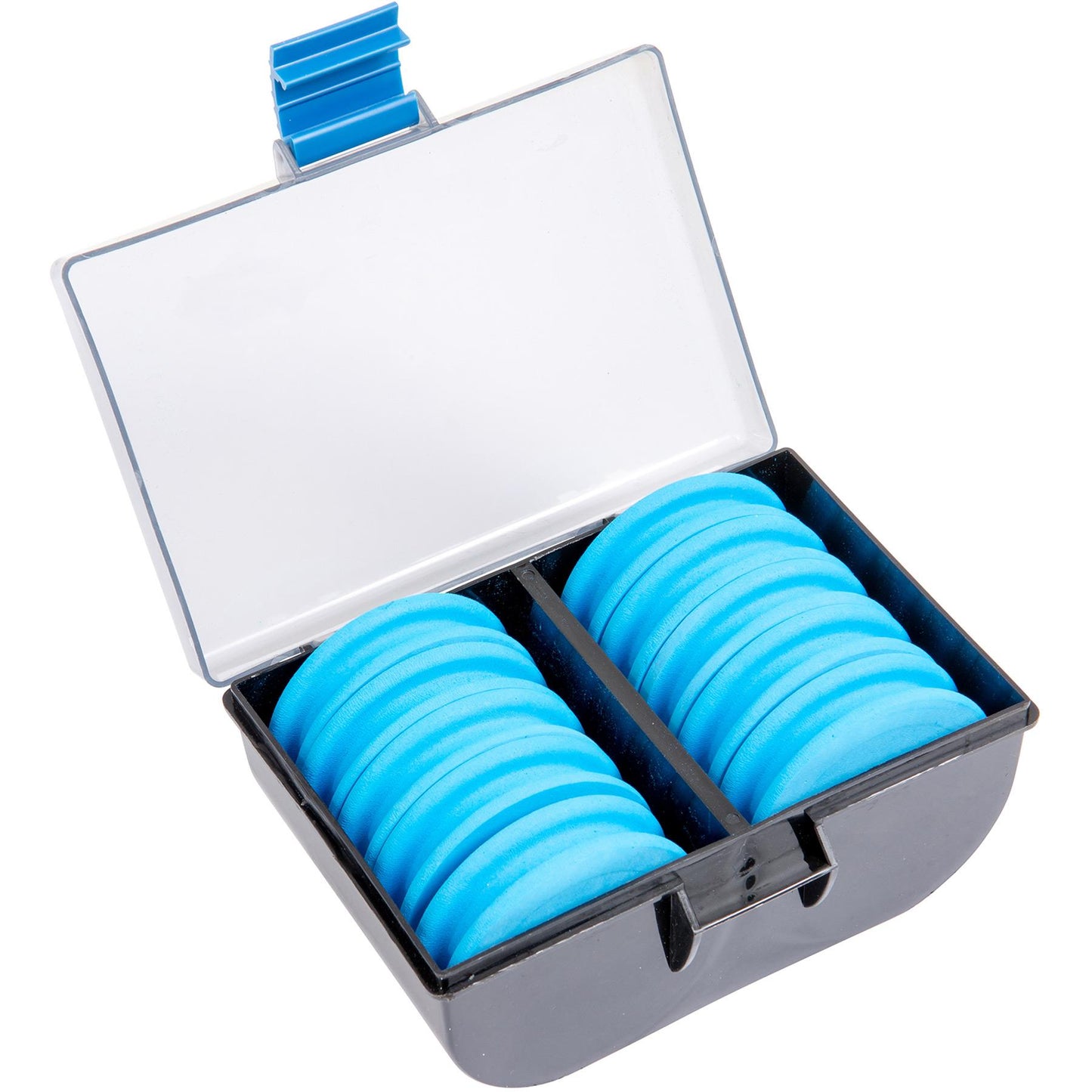 Leeda Schaumstoffwickler, Box mit 10 Spulen, Blau 