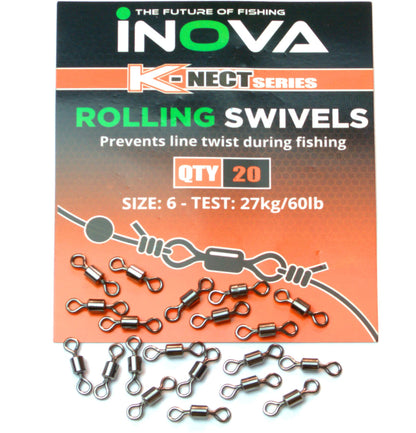 Inova Rolling Swivels Size 6