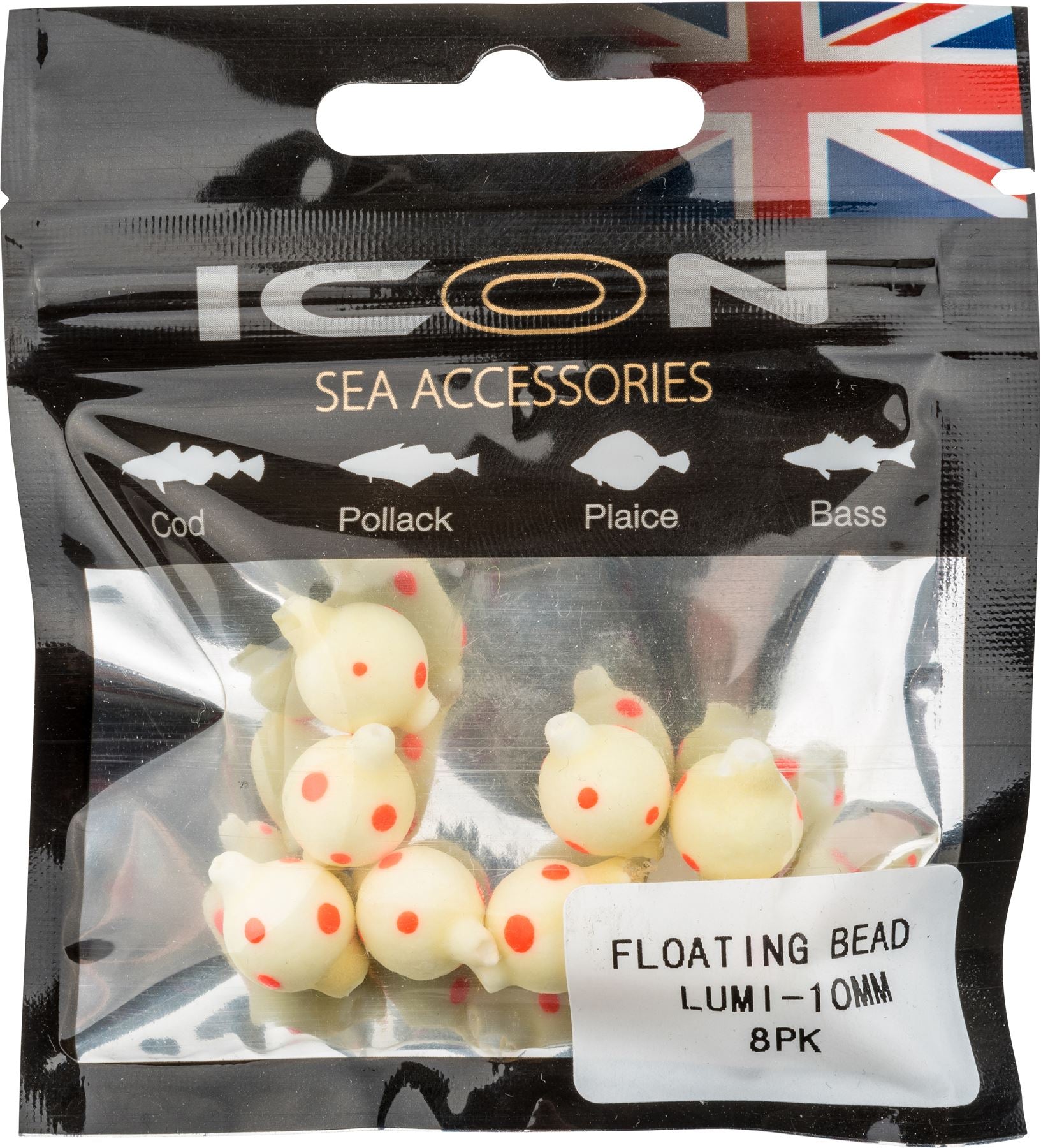 Leeda ICON Floating Bead Lumi 10mm