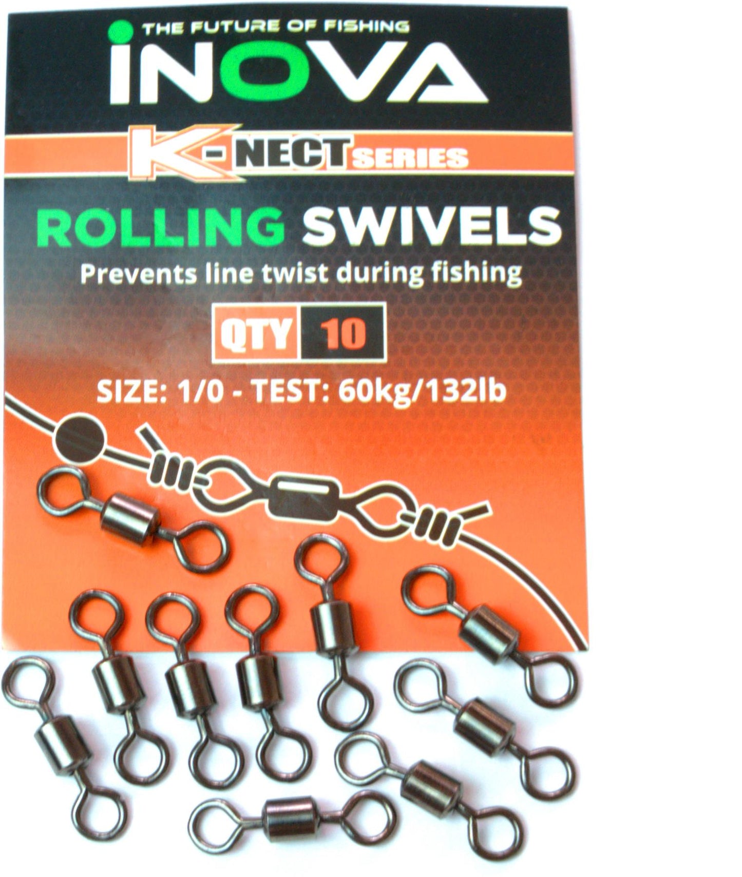 Inova Rolling Swivels Size 1/0