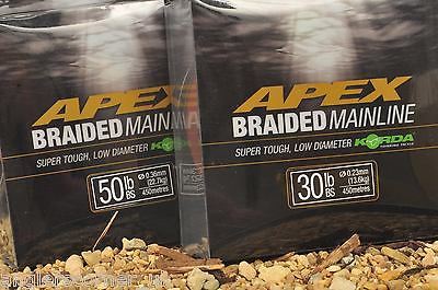 Korda Apex Braided Mainline - 450m