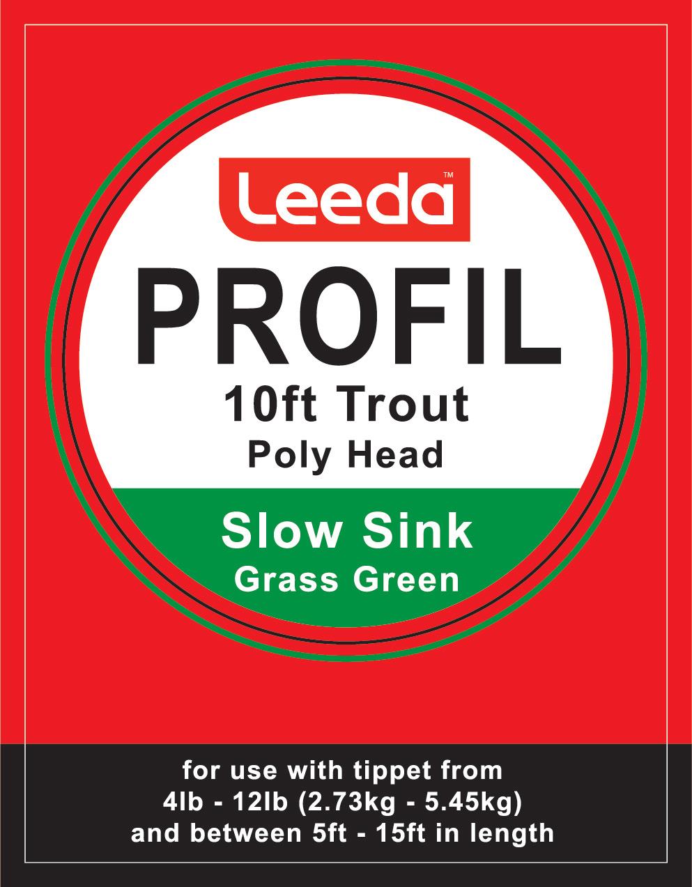 Leeda Polyhead Trout 10ft Slow Sinking 2.5IPS